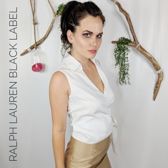 Ralph Lauren Black Label Tops - FINAL ⬇️RALPH LAUREN Black Label wrap blouse #0690